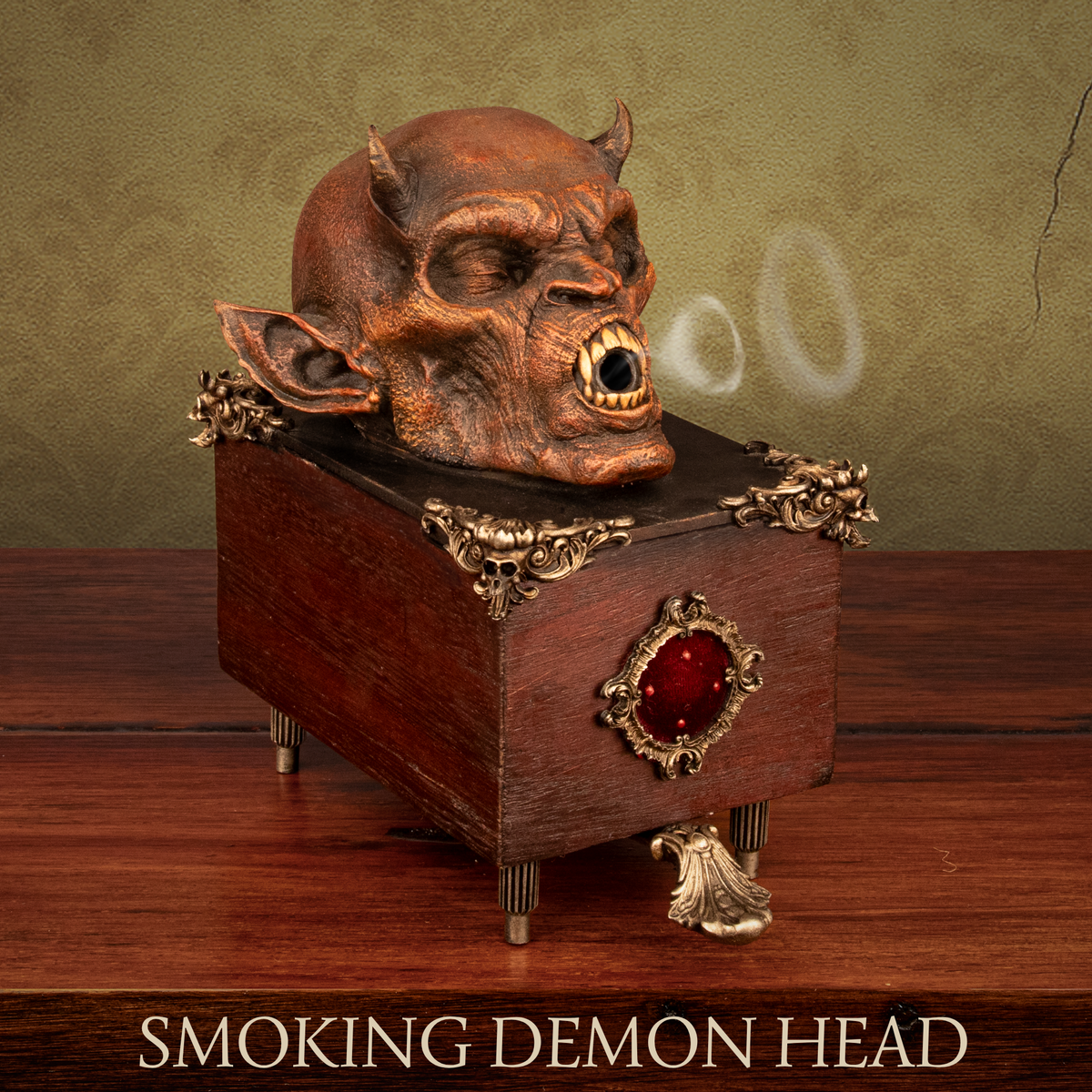 Smoking Demon Head