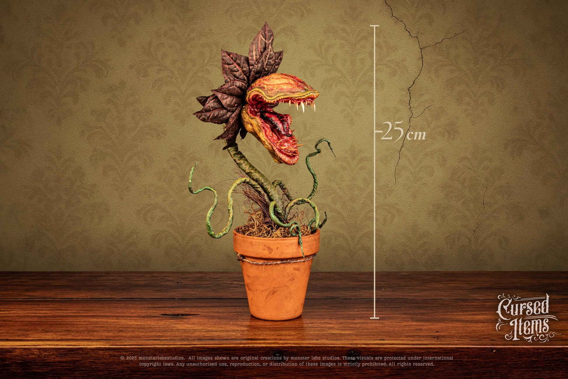 d&d original monsters Carnivorous Plant – Handmade Oddity for Collectors of Dark Art and Curiosities – MONSTER LABS STUDIOS