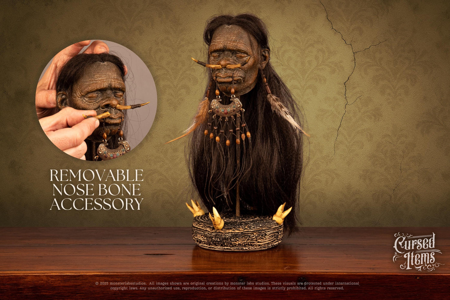 Shuar Shrunken Head