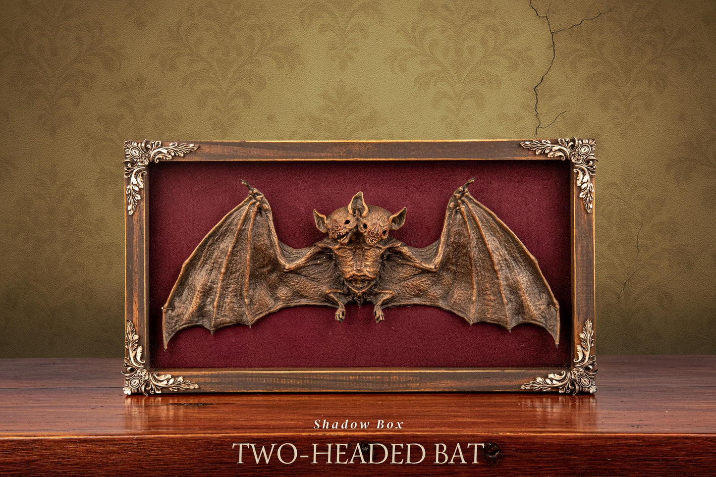 Two-Headed Bat Shadow Box