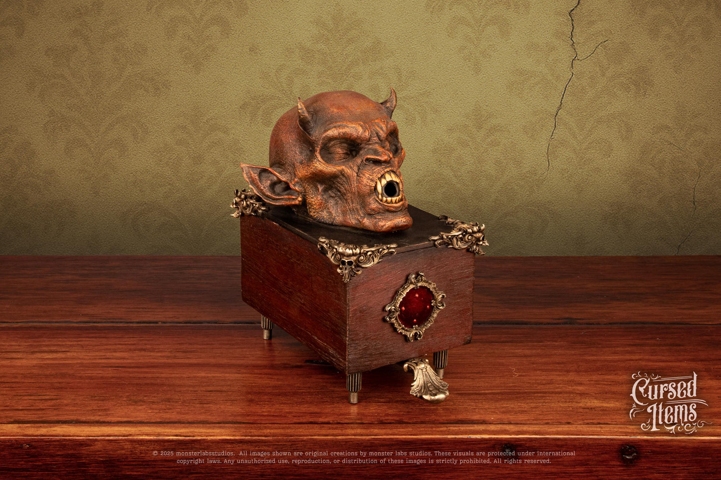 Smoking Demon Head